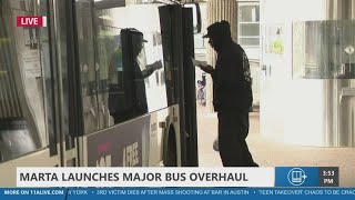 MARTA launches major bus overhaul
