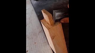 Simple but strong wood joint | wood joinery technique  #shorts
