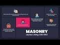 Responsive Masonry layouts Using CSS Grid | CSS3 Grid