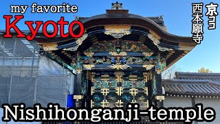 [my favorite KYOTO]Nishihonganji-temple【京都おすすめ】西本願寺