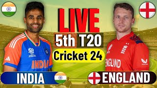 India vs England, 5th T20 | Live Cricket Match Today | IND vs ENG Live Match Today | IND vs ENG