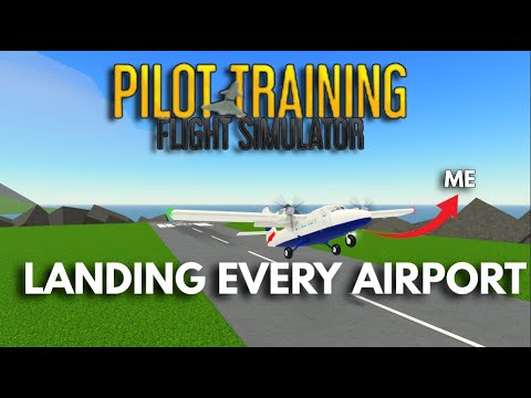 Landing At Every Airport In Ptfs Youtube