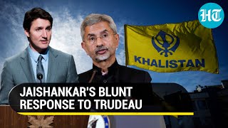'Canada Unsafe For Us': Jaishankar Blasts Trudeau For Anti-India Tirade Amid Diplomats' Parity Row