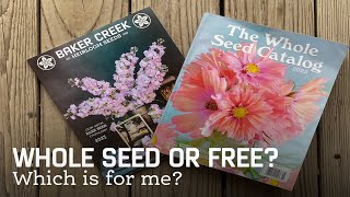 What's the Difference Between The Whole Seed Catalog and Free Catalog?