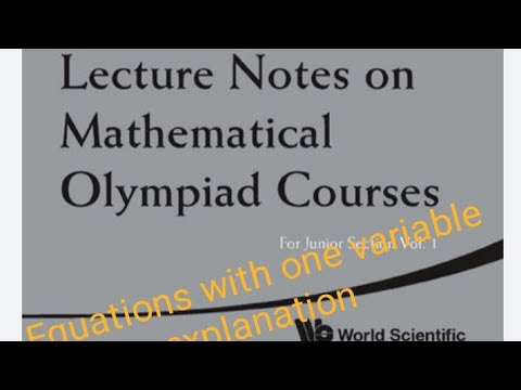 First Steps For Math Olympians || American Math Competition || Lecture ...