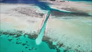 Drone video of German Chanel at Palau（ジャーマンチャネル空撮、パラオ）