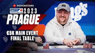 EPT Prague 2023: €5K Main Event - FINALE TABLE Livestream