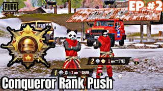 Conqueror Rank Push EP #2: Livik Map Gameplay 🔥 / C8S22 | PUBG MOBILE