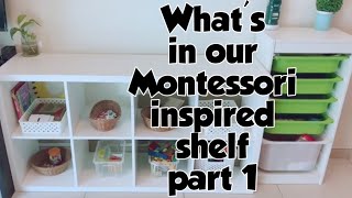 Montessori preschool shelf activities part 1 |Montessori at home| 3/4 year old Montessori activities