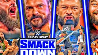TODAY SMACKDOWN HIGHLIGHTS II ROMAN REINGS DISTORY SHEAMUSH AND DREW