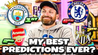 REACTING TO MY PREMIER LEAGUE PREDICTIONS 2023/24