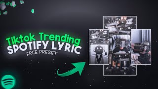 Trending Spotify Lyric Edit xml | PRESET ALIGHT MOTION ✨🥀#alightmotion #xml #2