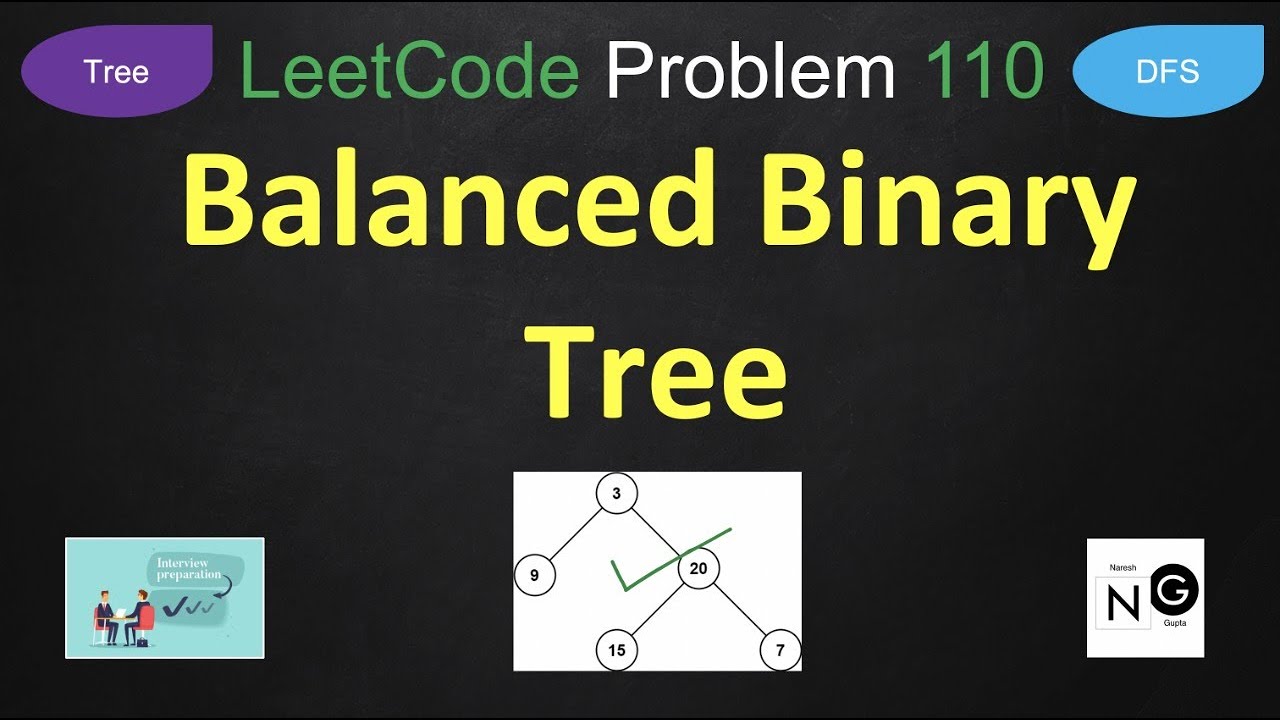 Balanced Binary Tree | Balanced Binary Tree | Leetcode 110 | Tree - YouTube