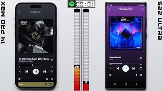 iPhone 14 pro max vs Samsung s22 ultra battery test comparison|drop test|camera test @PhoneBuff