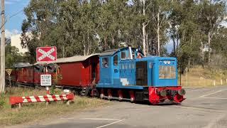 Bubba at Swanbank Railway Station - Narrow Gauge Australia