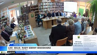 LXX Sesja Rady Gminy Biesiekierz (2024-04-24)