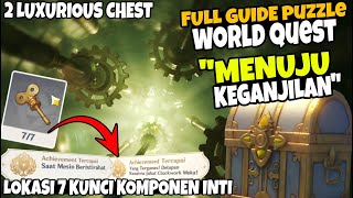 Lokasi 7 Komponen Inti & Guide Puzzle World Quest 