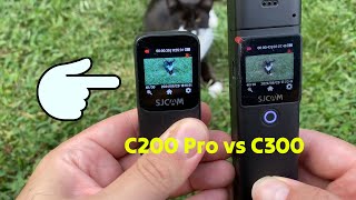 SJCAM C300 vs. C200 4K Action Cams Compared 🟡 @gadgetify