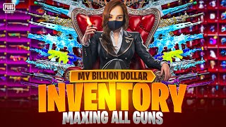 Maxing All Guns In My Billion Dollar Inventory | Pubg Mobile | Fyme Tweety