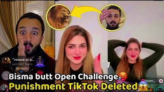 Bisma Punishment TikTok Deleted 😱 l Open Challenge Bisma 🥵