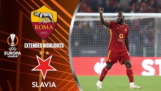Roma vs. Slavia Praha: Extended Highlights | UEL Group Stage MD 3 | CBS Sports Golazo