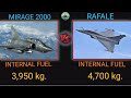 rafale vs mirage 2000 fighter jets specifications comparison.