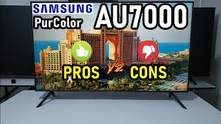 Samsung AU7000 PurColor: Pros y Contras / Smart TV 4K