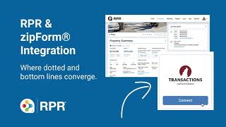 zipForm integration: RPR Quick Tips