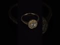 Stunning 18k Gold Engagement Ring with Center Diamond | Art Gold Jewelry