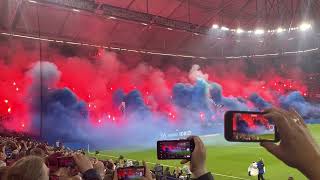 Choreo der Nordkurve bei Schalke Aufstieg 🔥