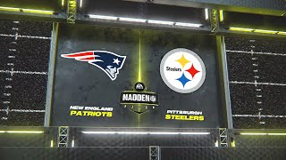 Madden NFL 24 - New England Patriots Vs Pittsburgh Steelers Simulation Week 14 (Updated Rosters)