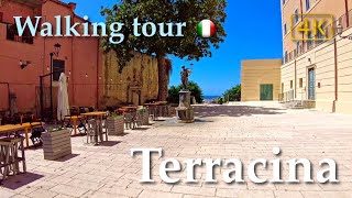 Terracina (Lazio), Italy【Walking Tour】History in Subtitles - 4K