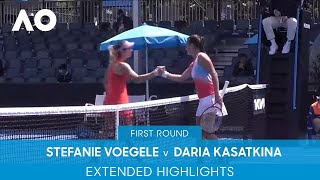 Stefanie Voegele v Daria Kasatkina Extended Highlights (1R) | Australian Open 2022