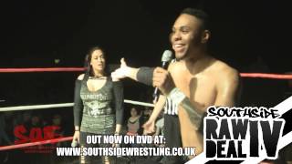 Melina Perez slaps Ryan Smile in Stevenage