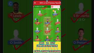 SKN vs GUY Dream11 Prediction🔥| SKN vs GUY Dream11 Prediction Today Match | SKN vs GUY Dream11 Team