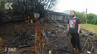 Fire in Dunedin destroyed three buildings, threatened homes