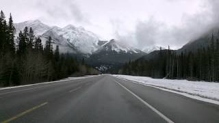 Jasper to Hinton, Alberta on Yellowhead Highway Time Lapse Drive