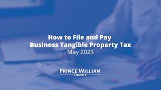 How to File and Pay Business Tangible Property Tax
