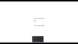 Functional Component vs Class Component in React | Counter Example