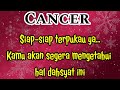 🤗Cancer 🎉 Siap-siap terpukau ya...Kamu akan segera mengetahui hal dahsyat ini✨💞