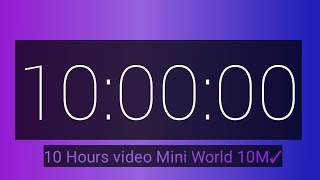 10 Hours video