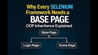 Why Every Selenium Framework Needs a Base Page — OOP Inheritance Explained