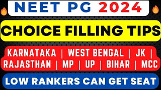 NEET PG 2024 LATEST NEWS | KARNATAKA REGISTRATION | WB | RAJ | CHOICE FILLING | COUNSELLING 2024