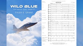 WILD BLUE by Tyler S. Grant (Gr. 1.5, Concert Band) | Recorded by The Atlanta Wind Symphony