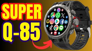 Smartwatch VWAR Q-85 4G Unboxing! Tela Amoled, Câmera, GPS, Wifi, Google Play