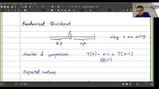 Lecture 9 - Treaps and Randomized Quick Sort