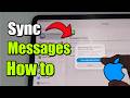 How To Sync Messages On iPhone & iPad - Easy Tutorial