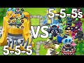 God Boosted 5-5-5 Spie VS. ALL 5-5-5 Towers