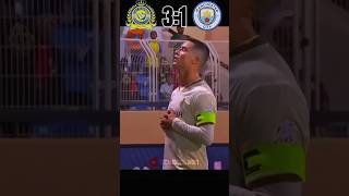 Al Nassr vs Manchester City Imajinary match 🔥 #ronaldo vs #haaland #football #youtubeshorts