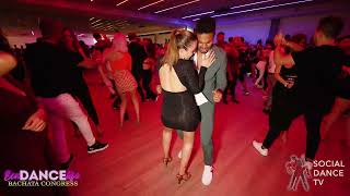 Junior \u0026 Carolina - Bachata dancing | BCN Dance Life Bachata Congress 2021